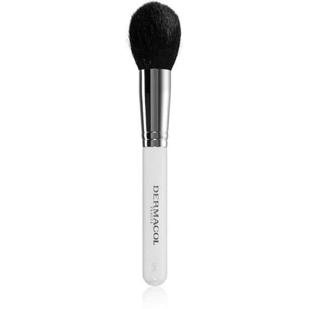 Dermacol Accessories Master Brush by PetraLovelyHair четка за пудра и руж D56 Silver 1 бр.