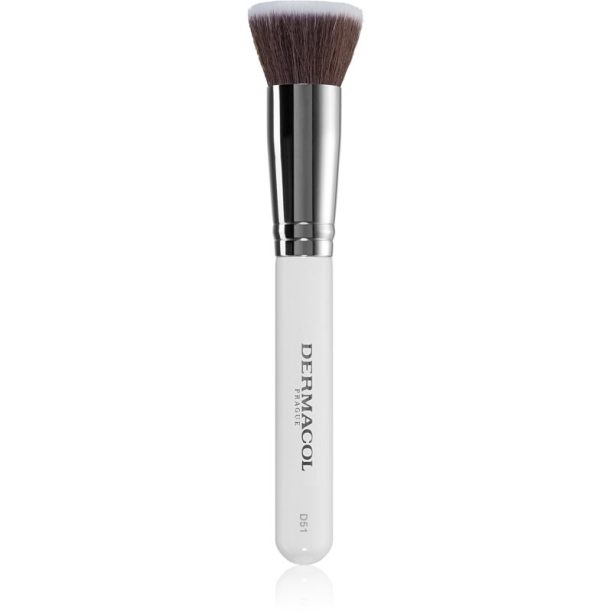 Dermacol Accessories Master Brush by PetraLovelyHair четка за течен фон дьо тен D51 Silver 1 бр.