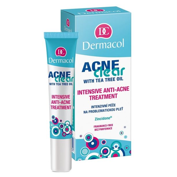 Dermacol Acne Clear интензивна грижа за проблемна кожа без парфюм 15 мл. на ниска цена