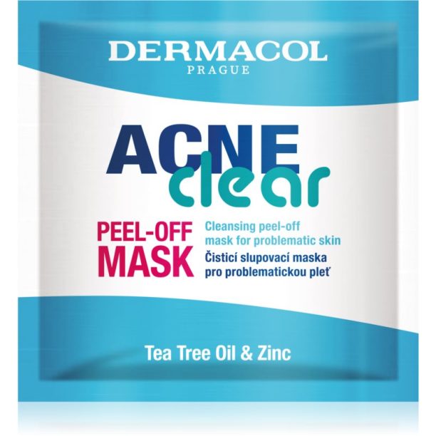 Dermacol Acne Clear почистваща маска - премахваща се за проблемна кожа 8 мл.