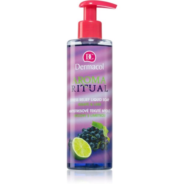 Dermacol Aroma Ritual Grape & Lime течен сапун антистрес 250 мл.