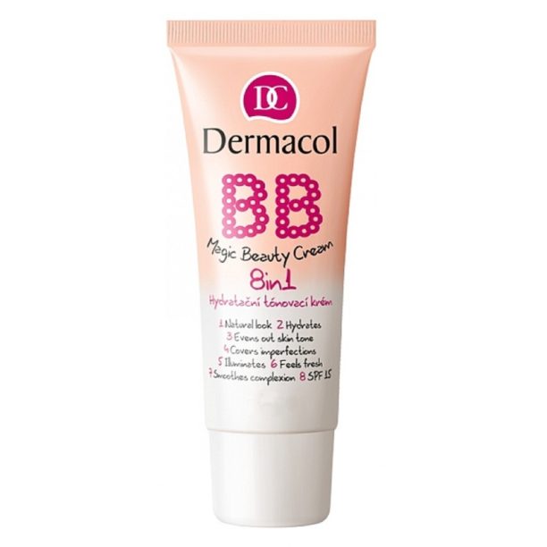 Dermacol BB Magic Beauty тониращ овлажнител 8 в 1 Nude  30 мл.