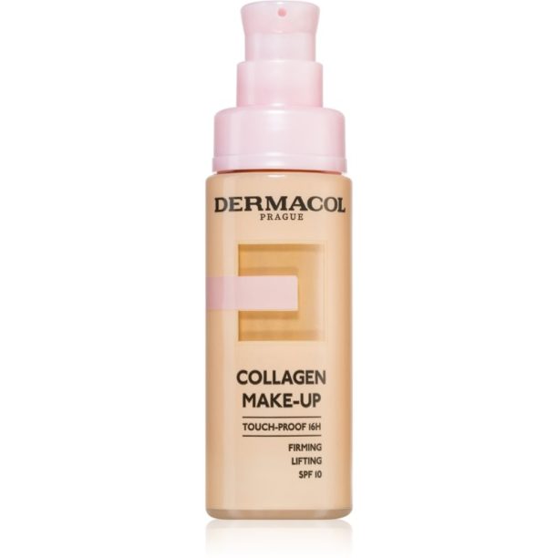 Dermacol Collagen хидратиращ фон дьо тен с изглаждащ ефект цвят 4.0 Tan 20 мл.