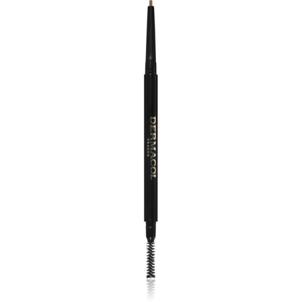 Dermacol Eyebrow Micro Styler автоматичен молив за вежди с четка цвят No.01 0