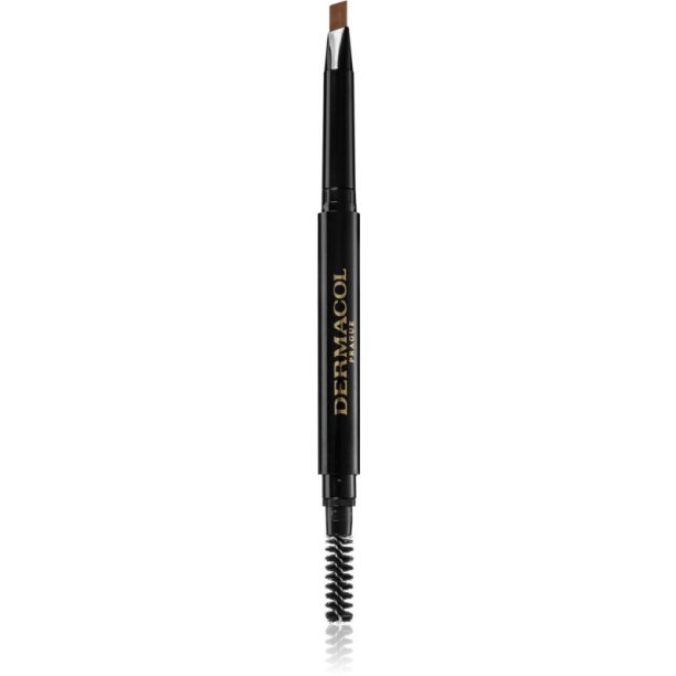 Dermacol Eyebrow Perfector автоматичен молив за вежди с четка цвят 02