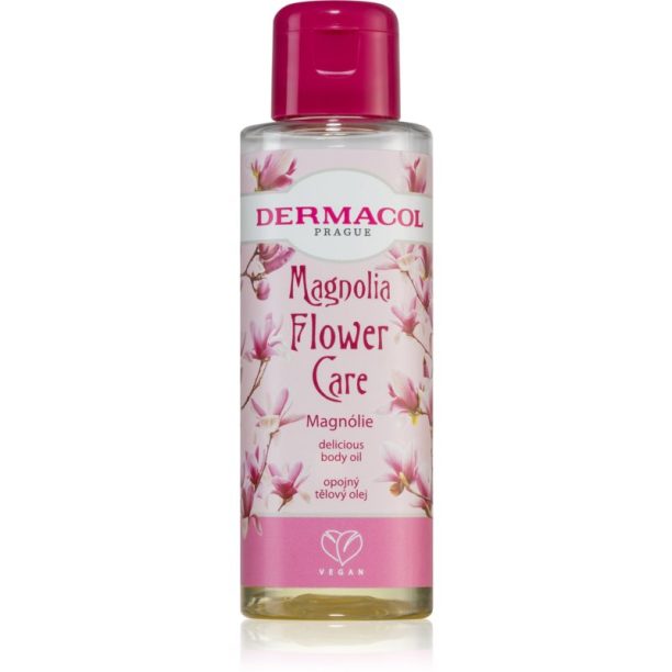 Dermacol Flower Care Magnolia релаксиращо олио за тяло с аромат на цветя 100 мл.