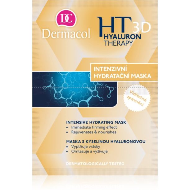 Dermacol Hyaluron Therapy 3D интензивна хидратираща маска с хиалуронова киселина 16 гр.