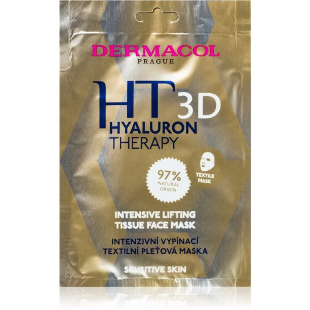 Dermacol Hyaluron Therapy 3D лифтинг платнена маска за стягане на кожата 1 бр.