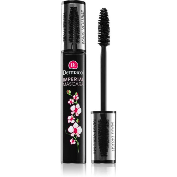 Dermacol Imperial Maxi Volume & Length спирала за удължаване на миглите Black 13 мл.