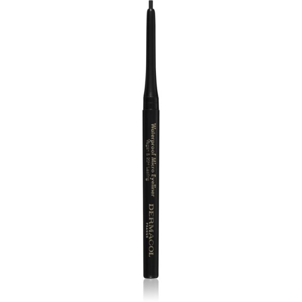 Dermacol Micro Eyeliner Waterproof водоустойчив молив за очи цвят 01 Black 0