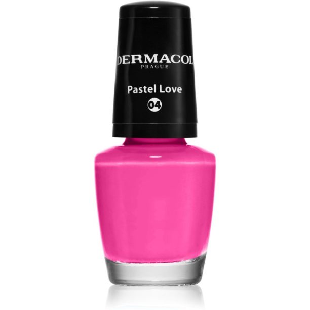 Dermacol Mini лак за нокти цвят 04 Pastel Love 5 мл.