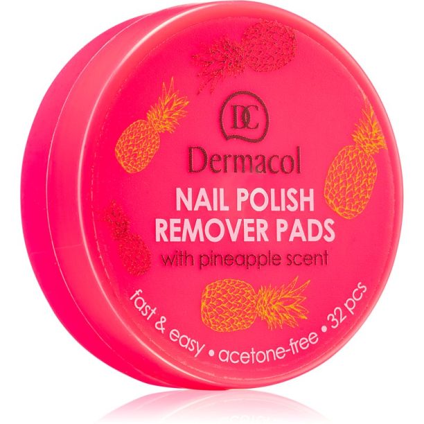 Dermacol Nail Care Odorless лакочистител без мирис 32 бр.