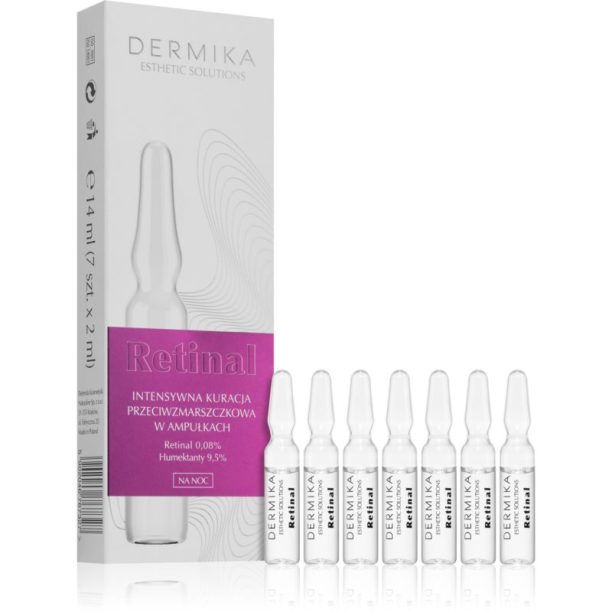 Dermika Esthetic Solutions Retinal Интензивна грижа против бръчки 7x2 мл.