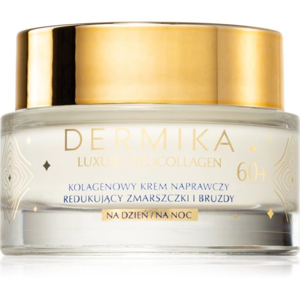 Dermika Luxury Neocollagen възстановяващ крем за намаляване на дълбоки бръчки 60+ 50 мл.