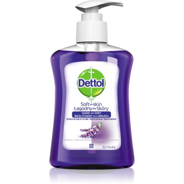 Dettol Soft on Skin Lavender течен сапун за ръце 250 мл.