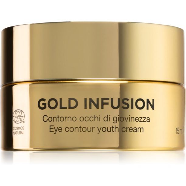 Diego dalla Palma Gold Infusion Youth Cream дневен и нощем хидратиращ крем с противобръчков ефект за очи 15 мл.