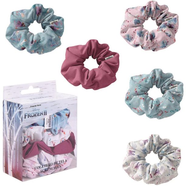 Disney Frozen 2 Scrunchies еластичен ластик за деца 5 бр.