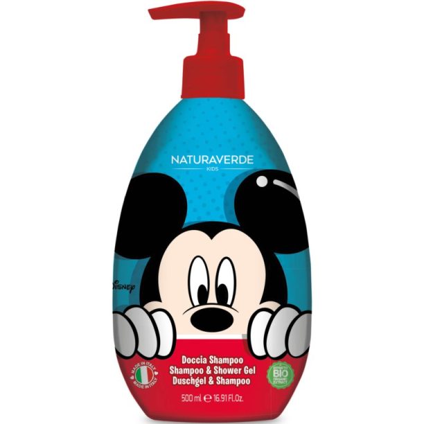 Disney Mickey Mouse Shampoo & Shower Gel шампоан и душ гел 2 в 1 за деца 500 мл.