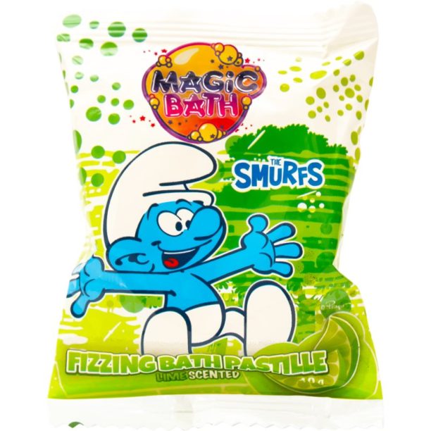 Disney Smurfs цветни разтворими таблети за вана Lime 1 бр.