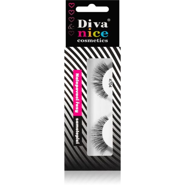 Diva & Nice Cosmetics Accessories изкуствени мигли тип 4704 1 бр.