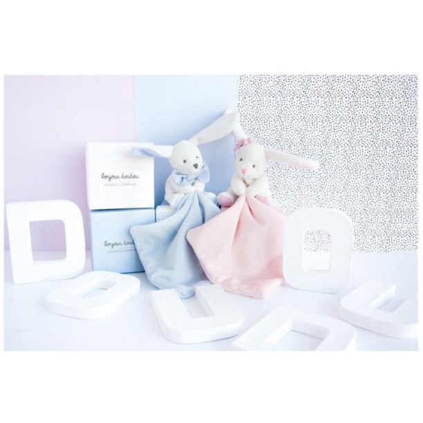 Doudou Gift Set Blue Rabbit подаръчен комплект за деца от раждането им 1 бр. купи на топ цена