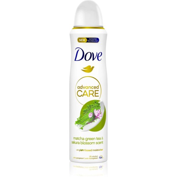 Dove Advanced Care Antiperspirant антиперспирант 72 ч. Matcha Green Tea & Sakura Blossom 150 мл.