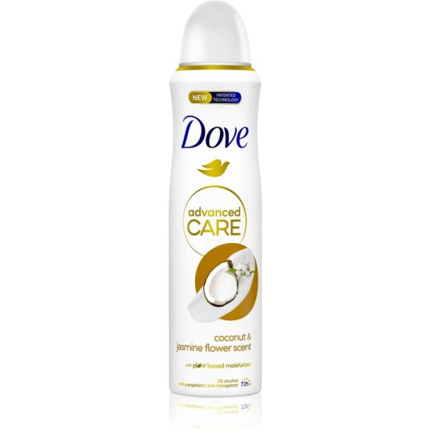 Dove Advanced Care Antiperspirant антиперспирант-спрей 72 ч. Coconut & Jamine Flower 150 мл.