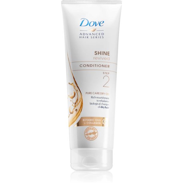 Dove Advanced Hair Series Pure Care Dry Oil балсам за суха коса без блясък 250 мл. на ниска цена