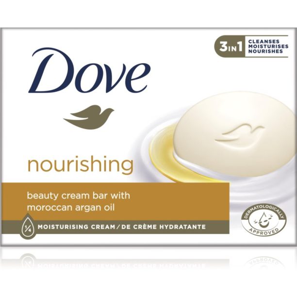 Dove Cream Oil твърд сапун с арганово масло 90 гр.