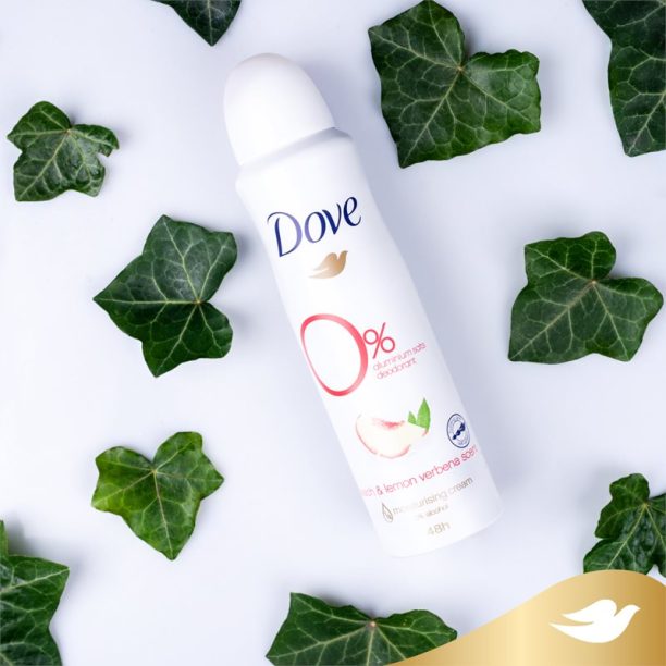 Dove Go Fresh Peach & Lemon Verbena дезодорант в спрей без алуминий 150 мл. на ниска цена