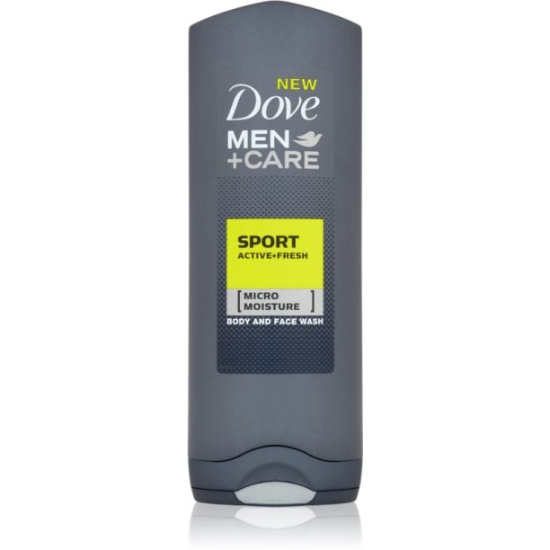 Dove Men+Care Active + Fresh душ гел  за тяло и лице 250 мл.