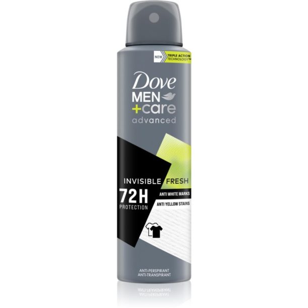 Dove Men+Care Antiperspirant антиперспирант-спрей 72 ч. Invisible Fresh 150 мл.