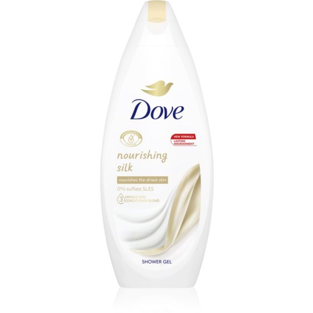 Dove Nourishing Silk овлажняващ душ гел за мека и гладка кожа 250 мл.