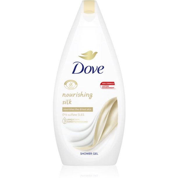 Dove Nourishing Silk овлажняващ душ гел за мека и гладка кожа 450 мл.