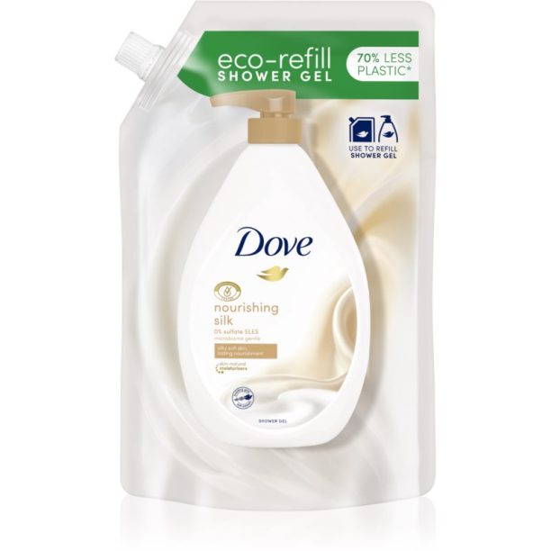 Dove Nourishing Silk овлажняващ душ гел пълнител 720 мл.