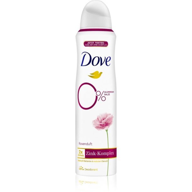 Dove Zinc Complex дезодорант в спрей Rose 150 мл.