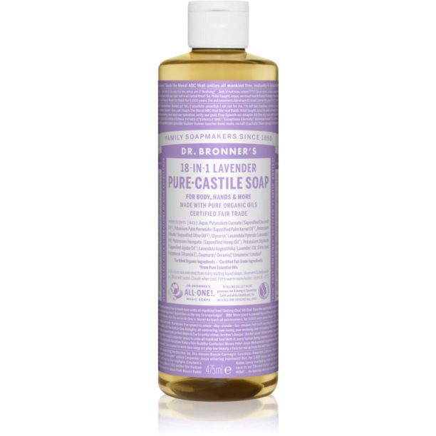 Dr. Bronner’s Lavender течен универсален сапун 475 мл. на ниска цена