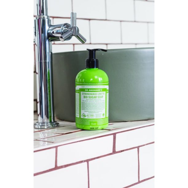 Dr. Bronner’s Lemongrass & Lime течен сапун за тяло и коса 355 мл. купи на топ цена