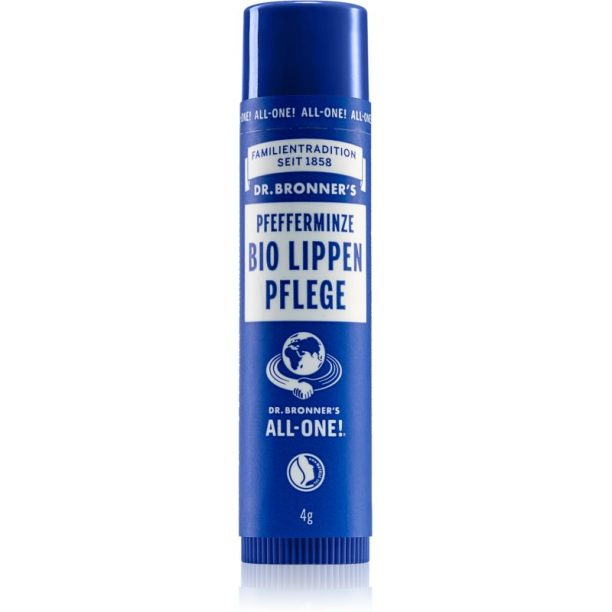 Dr. Bronner’s Peppermint Lip Balm балсам за устни 4 гр.