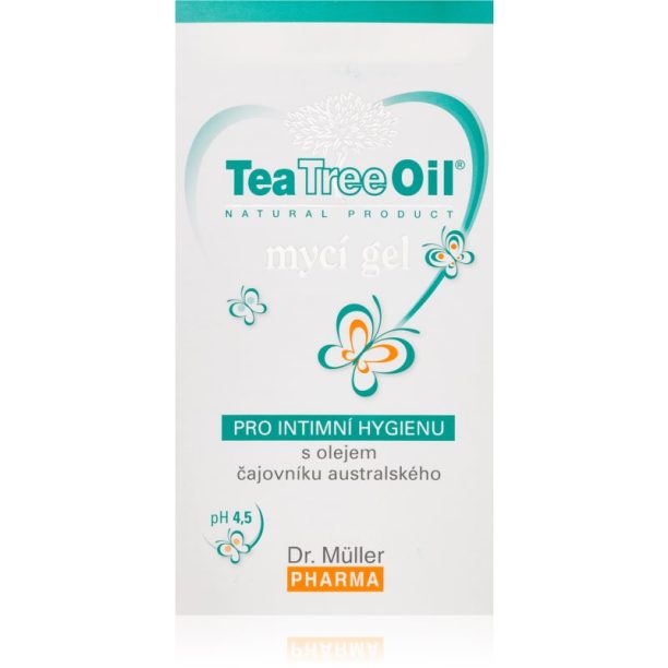 Dr. Müller Tea Tree Oil For intimate hygiene гел за интимна хигиена с екстракт от чаено дърво 200 мл.