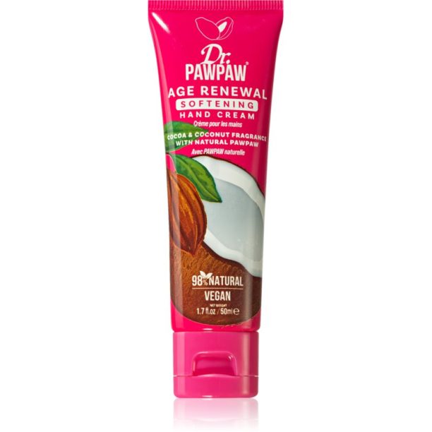 Dr. Pawpaw Age Renewal омекотяващ крем за ръце и нокти Cocoa & Coconut 50 мл. на ниска цена