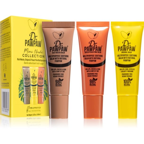 Dr. Pawpaw Mini Nude Collection подаръчен комплект