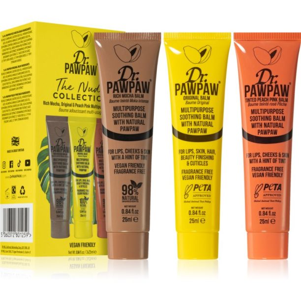 Dr. Pawpaw The Nude Collection подаръчен комплект (за устни)