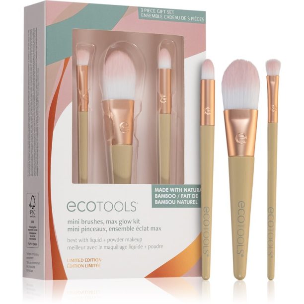 EcoTools Glow Collection Max Glow комплект от мини четки