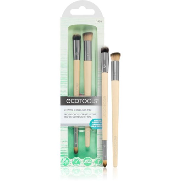 EcoTools Ultimate Concealer Trio комплект четки