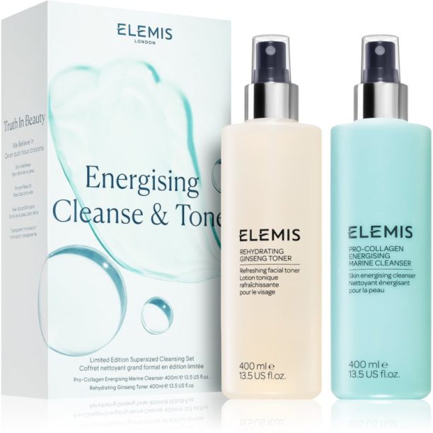 Elemis Energising Cleanse & Toner подаръчен комплект (за перфектно почистена кожа)