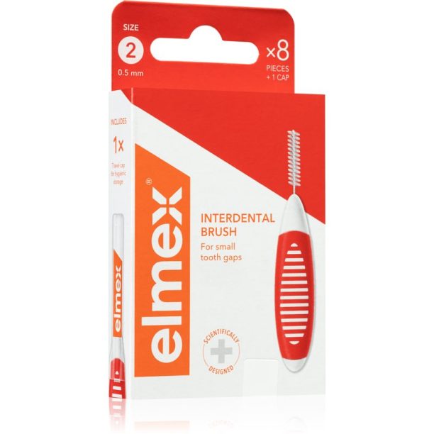 Elmex Interdental Brush четки за междузъбно пространство 0.5 mm 8 бр.