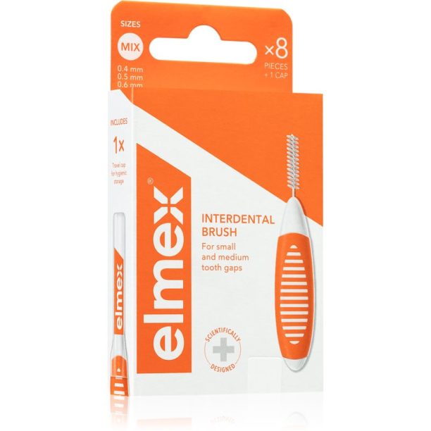 Elmex Interdental Brush четки за междузъбно пространство Sizes mix 8 бр.