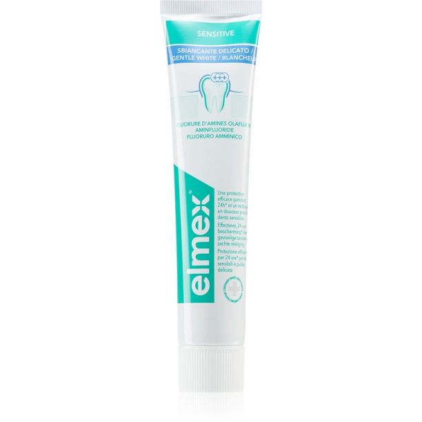 Elmex Sensitive Gentle White паста за зъби за чувствителни зъби с троен ефект 75 мл.