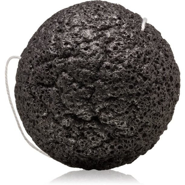 Erborian Accessories Konjac Sponge нежна ексфолираща гъба за лице и тяло Bamboo Charcoal